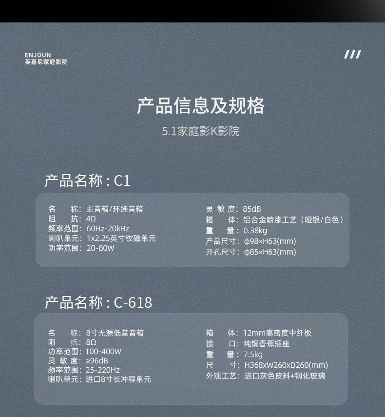 心爱1号畅销套餐5.1客厅影K影院